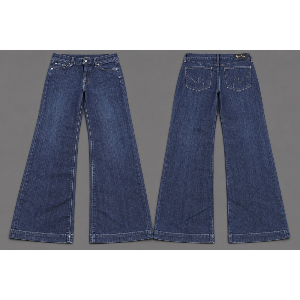 Citizens of Humanity Women's 29 Jeans Faye #184 Stretch Low Waist Full Leg y2k